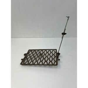Vintage Cast Iron Industrial Sewing Machine Foot Pedal Treadle Hinged Hardware